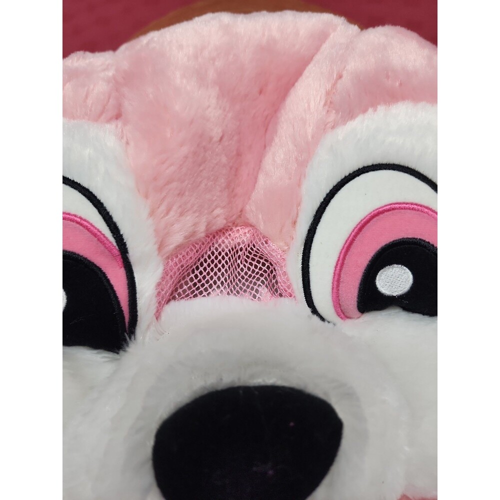 Clever Idiots Giant Pink Plush Bunny Head/Mask Cosplay Halloween Mascot Festival - Picture 10 of 13